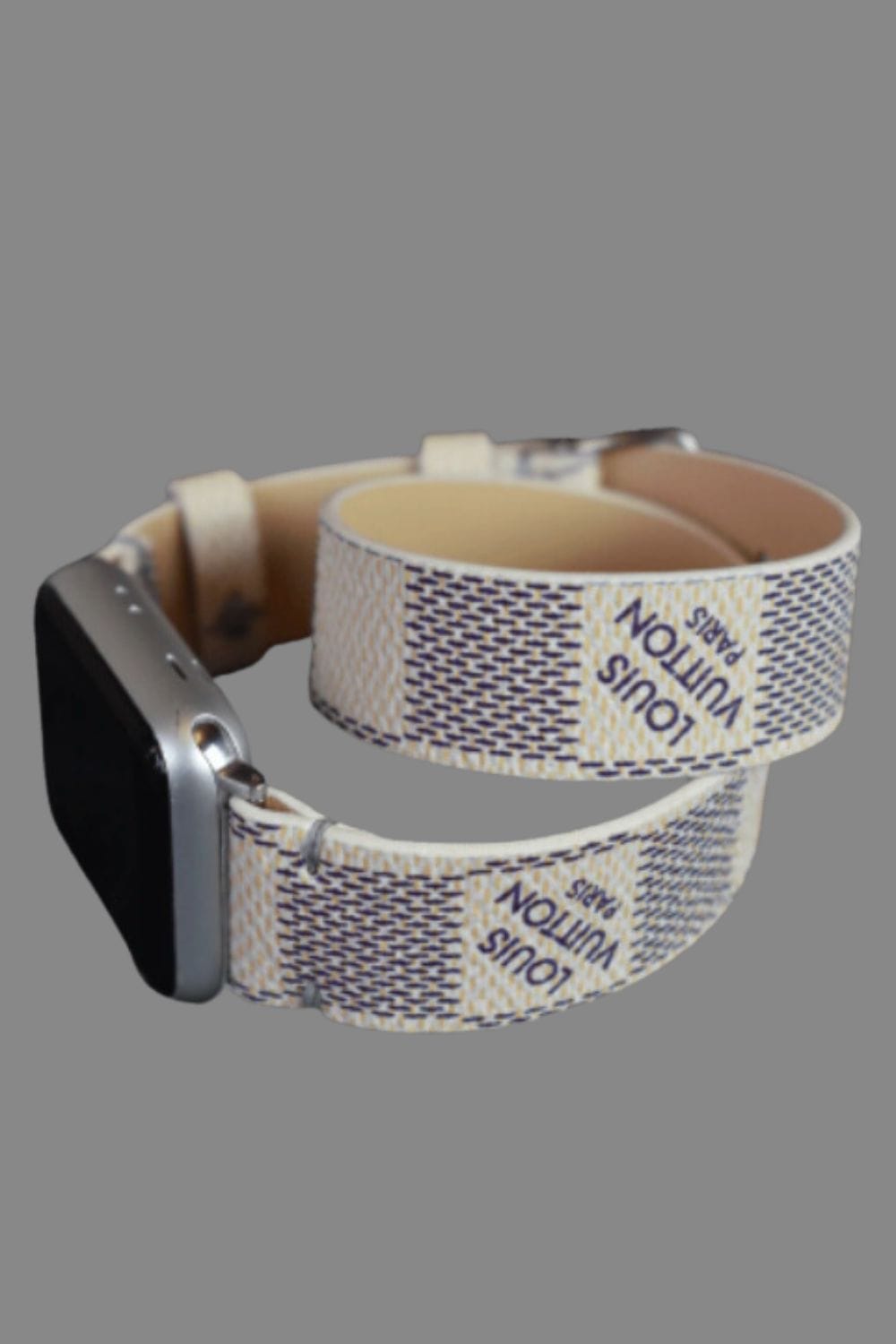 Handmade Apple Watch Band Re-Purposed Double Turn Azur  display picture 3