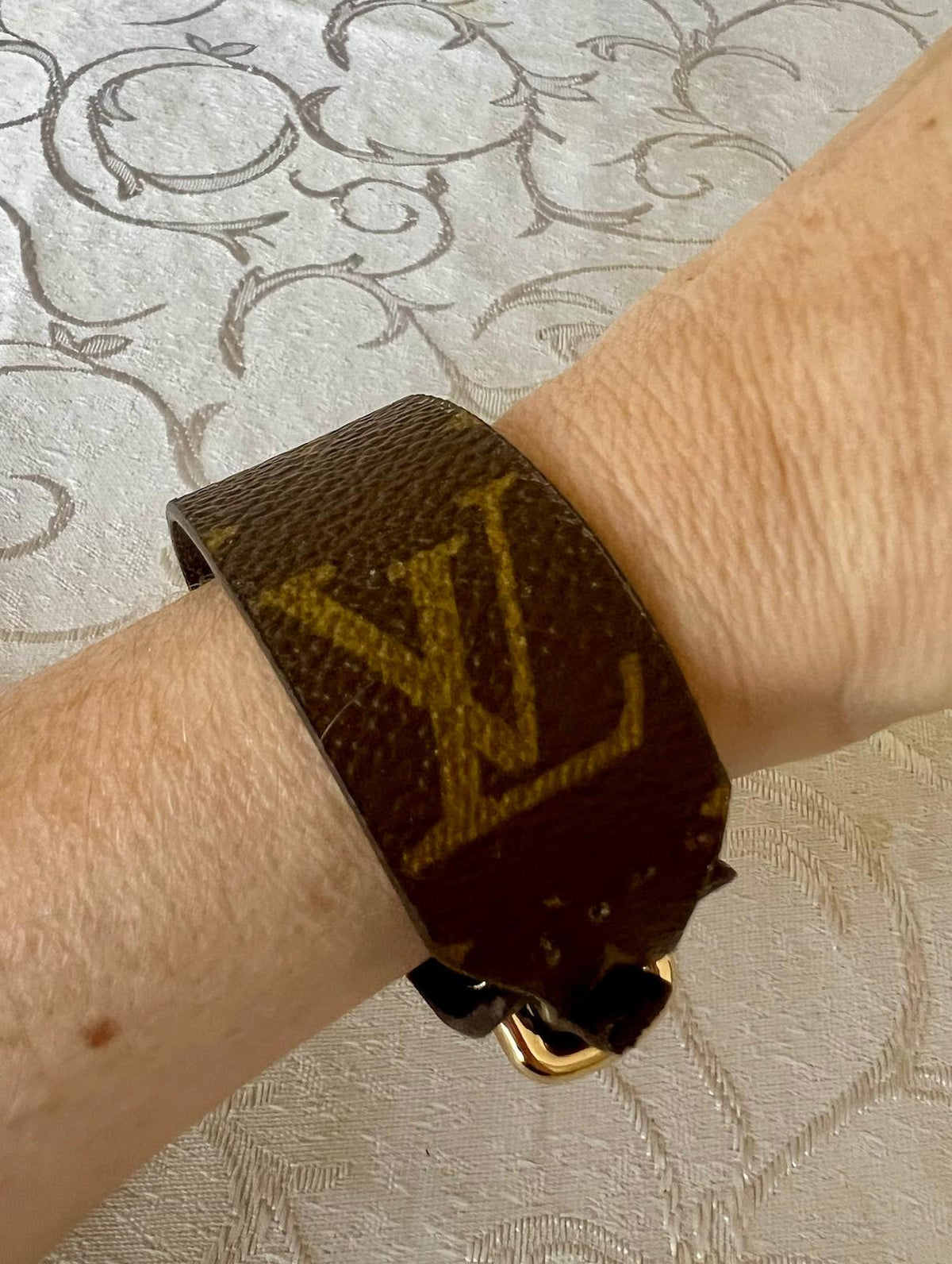 Repurposed Gifts Women's Bracelet Repurposed Classic LV Monogram Wrap Bracelet