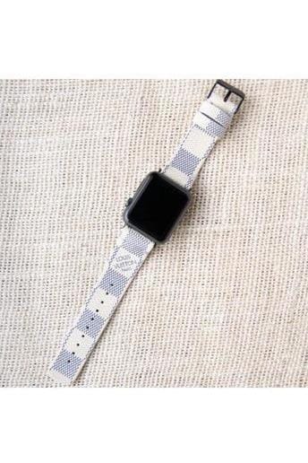 Repurposed Gifts Women - Accessories - Watches Apple Watch Band Damier LV Monogram Azur