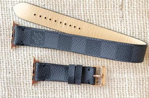 Repurposed Gifts Women - Accessories - Watches Apple Watch Band Damier LV Monogram Double Loop