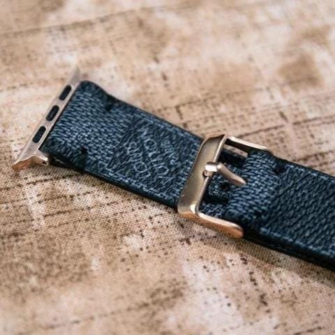 Repurposed Gifts Women - Accessories - Watches Apple Watch Band  Damier LV Monogram Graphite