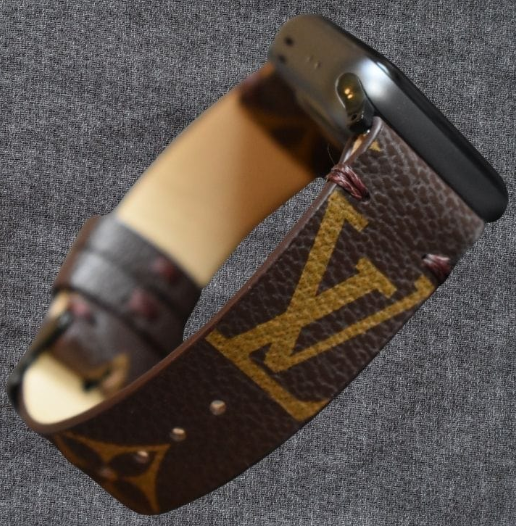 Lv Luxury Leather Apple Watch Band