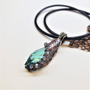 2023 Very Limited Angel Wing Crystal Teardrop Necklace - Necklace - Alexa Martha Designs   