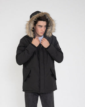 Men's Hudson Ultra Lite Hooded Winter Parka Coat  | Fadcloset