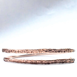 Full Overlap Copper Bangle - Bracelet/Bangle - Alexa Martha Designs   