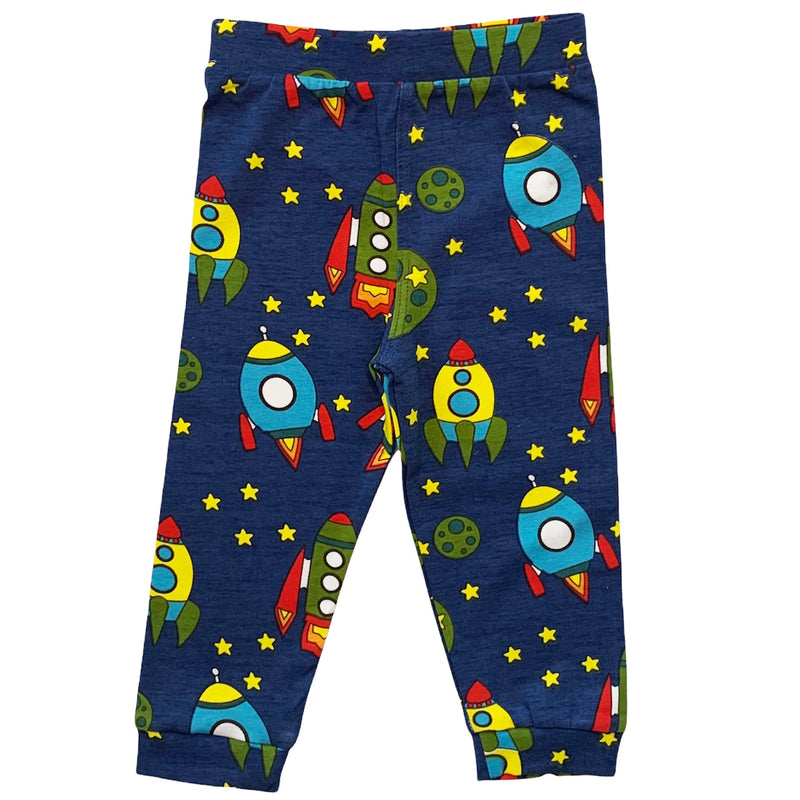 AnnLoren Baby Boys Layette Space Ship Onesie Pants Cap 3pc Gift Set Clothing Sizes 3M - 18M