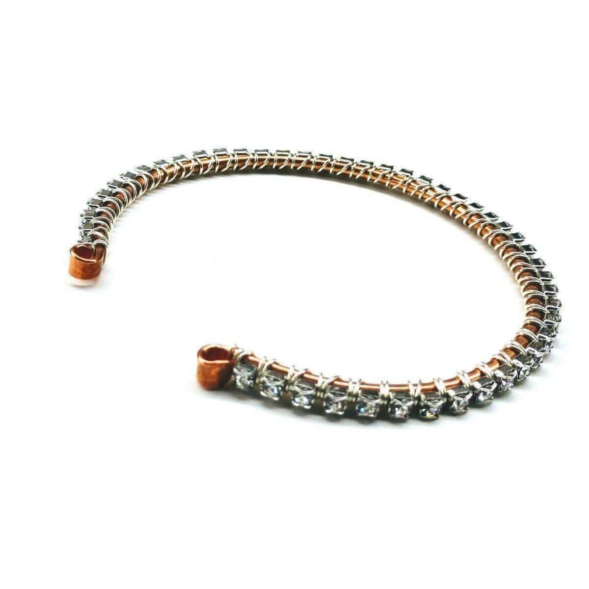 Alexa Martha Designs Bangles /Bracelets 1 Bangle Catch-Free Crystal Rhinestone Tennis Bracelet Bangle