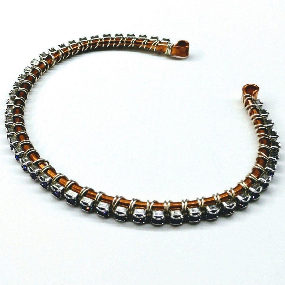 Alexa Martha Designs Bangles /Bracelets 1 Bangle Wire Wrapped Amethyst Crystal Tennis Bracelet Bangle