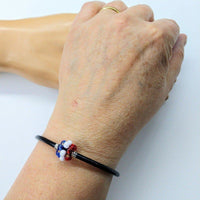 Alexa Martha Designs Bracelet Alexa Martha Designs Him Or Her 4Th Of July Beaded Leather Bracelet