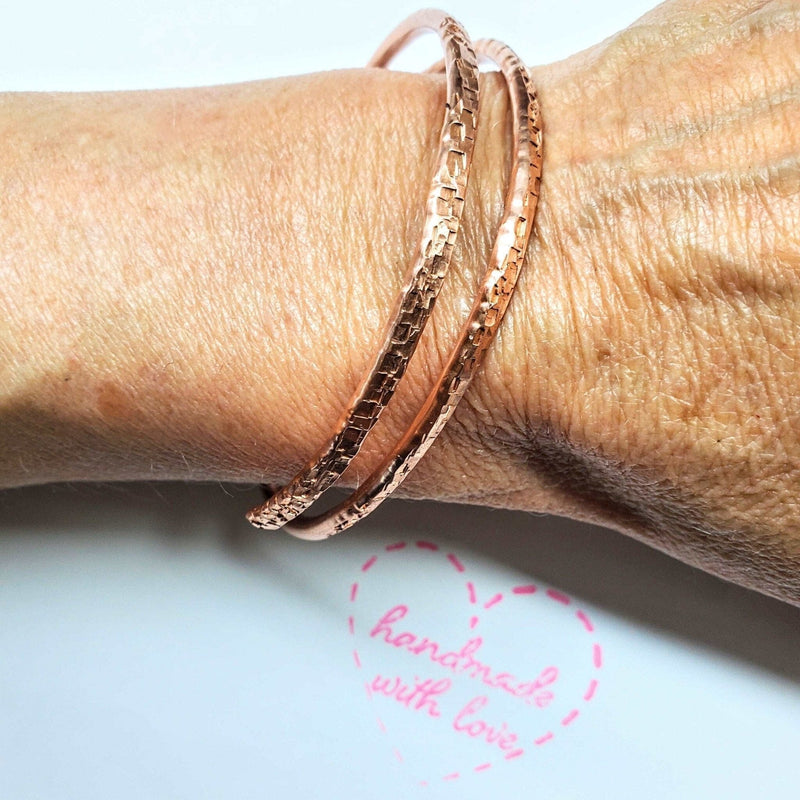 Alexa Martha Designs Bracelet/Bangle Full Overlap Copper Bangle
