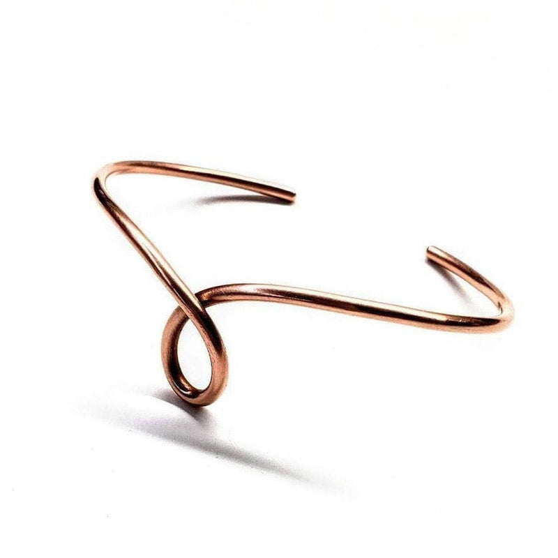 Alexa Martha Designs Bracelet/Bangle Handmade Sculpted Copper Teardrop Bangle
