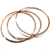 Alexa Martha Designs Bracelet Default Title / Color Alexa Martha Designs 3-Pack 10 Gauge Copper Hammered Open Bangle