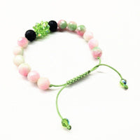 Alexa Martha Designs Bracelet Default Title / Watermelon Alexa Martha Designs Gem Packed Watermelon Jade Crystal Lava Rock Bracelet