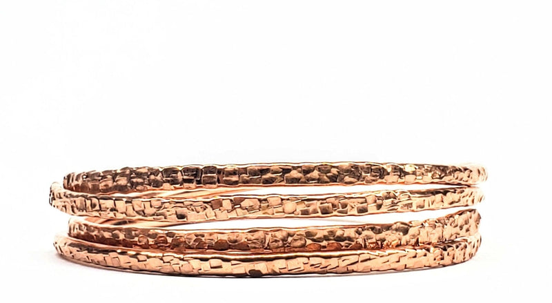 Alexa Martha Designs Bracelet Interlocking Full Overlap Copper Bangle Set