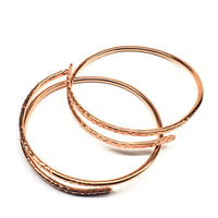 Alexa Martha Designs Bracelet Interlocking Full Overlap Copper Bangle Set