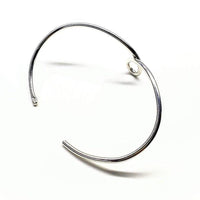 Alexa Martha Designs Bracelet Medium - 7 inch wrist Alexa Martha Designs Timeless Classic Silver Reversible Teardrop Awareness Bangle