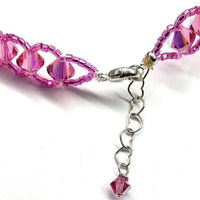 Alexa Martha Designs Bracelet Sparkly Pink Breast Cancer Awareness Bracelet