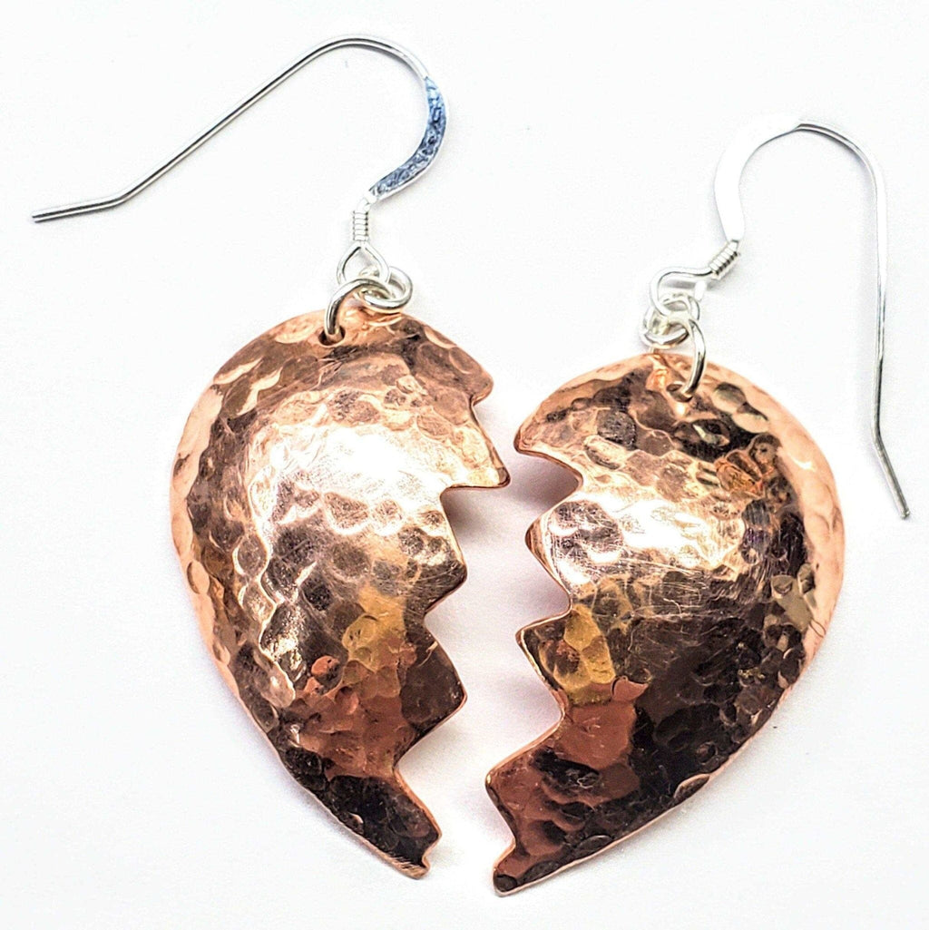 Alexa Martha Designs Earrings Alexa Martha Designs Broken Heart Earrings from Sculpted Copper