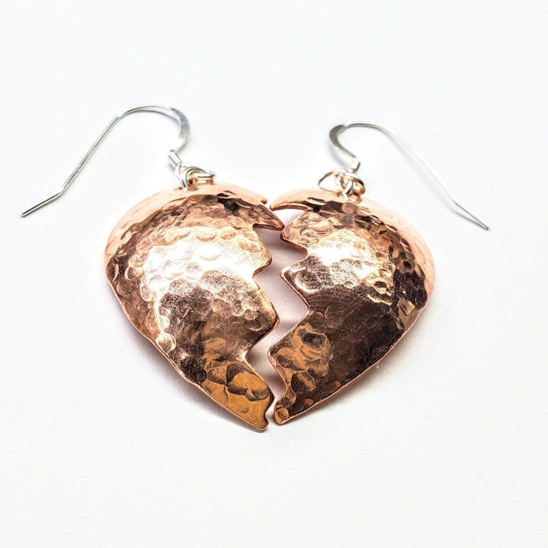 Alexa Martha Designs Earrings Alexa Martha Designs Broken Heart Earrings from Sculpted Copper