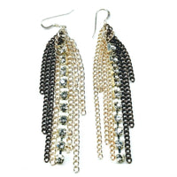 Alexa Martha Designs Earrings Default Title / Color Alexa Martha Designs Rhinestone Crystal Chain Fringe Earrings