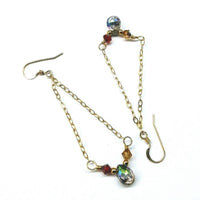 Alexa Martha Designs Earrings Default Title / Rainbow Alexa Martha Designs Mystic Rainbow Quartz Drop Gold Filled Earrings