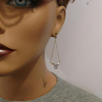 Alexa Martha Designs Earrings Default Title / Rainbow Alexa Martha Designs Mystic Rainbow Quartz Drop Gold Filled Earrings