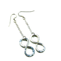 Alexa Martha Designs Earrings Default Title / Silver Alexa Martha Designs Sterling Silver Hammer Patterned Infinity Earrings