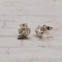 Alexa Martha Designs Earrings No Stone Alexa Martha Designs Spiral Crystal Gemstone Ear Studs