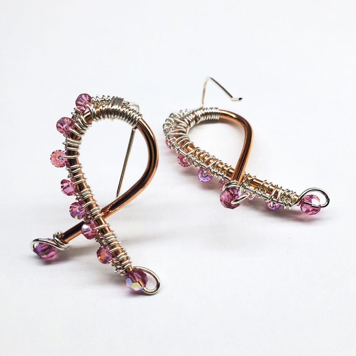 Alexa Martha Designs Hoop Earrings Past Subscription Box Earrings for Birthstone Month October - 7th Box Earrings from Past MYLUV2U Subscription Boxes