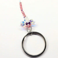 Alexa Martha Designs Key Chain Default Title / Peach Alexa Martha Designs Swarovski Crystal Rose Peach Dragonfly Key Chain Charm