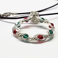 Alexa Martha Designs Necklace Alexa Martha Designs Christmas Holiday Wreath Necklace