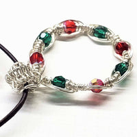 Alexa Martha Designs Necklace Alexa Martha Designs Christmas Holiday Wreath Necklace