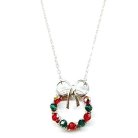 Alexa Martha Designs Necklace Alexa Martha Designs Limited Edition Red And Green Crystal Wreath Necklace