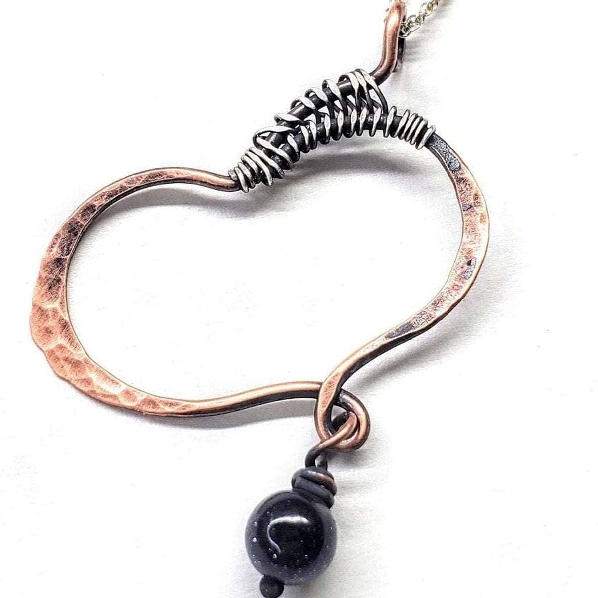 Alexa Martha Designs Necklace Antiqued Matt Copper Butterfly Wing Child Abuse Survivor Necklace