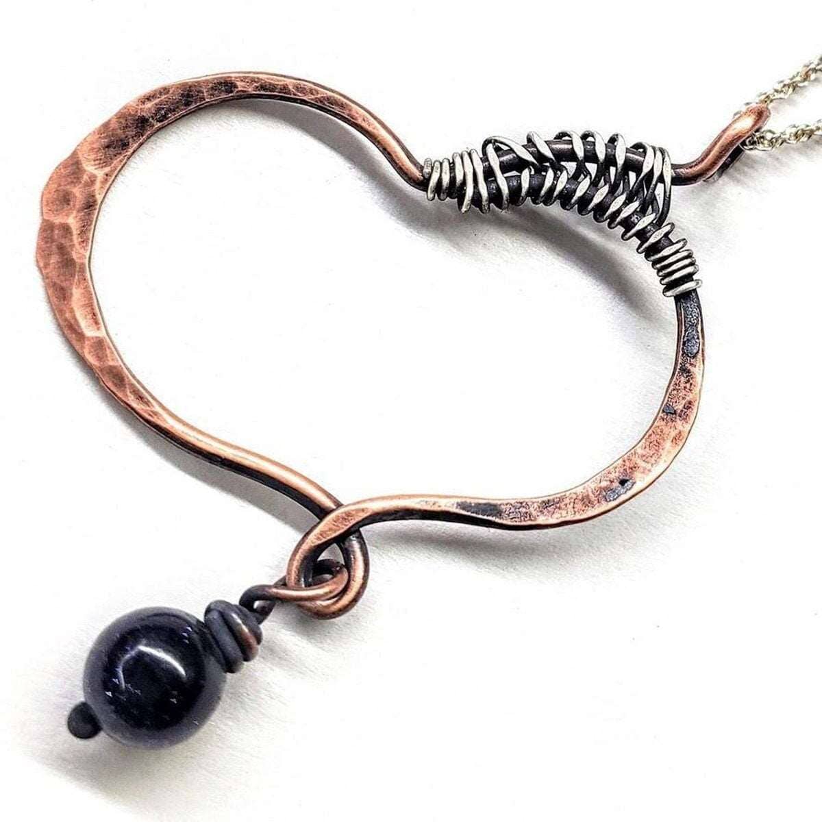 Alexa Martha Designs Necklace Copper Butterfly Wing Child Abuse Survivor Necklace