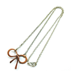 Alexa Martha Designs Necklace Default Title / Copper/Silver Alexa Martha Designs Copper and Silver Wire Wrapped Bow Tie Necklace