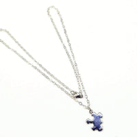 Alexa Martha Designs Necklace Default Title / Silver Alexa Martha Designs Sterling Silver Autism Awareness Puzzle Piece Chain Necklace