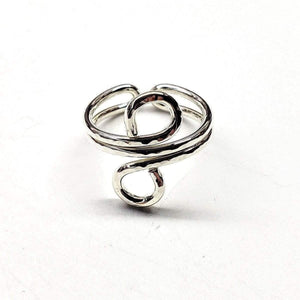 Alexa Martha Designs Ring 5-6 Alexa Martha Designs Sterling Silver Adjustable Wire Wrap Finger Toe Ring