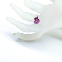 Alexa Martha Designs Ring Alexa Martha Designs Hot Pink Sterling Silver Swarovski Crystal Heart Bling Ring