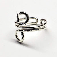 Alexa Martha Designs Ring Alexa Martha Designs Sterling Silver Adjustable Wire Wrap Finger Toe Ring