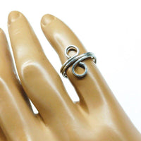 Sterling Silver Adjustable Wire Wrap Finger Toe Ring - Ring/Toe Ring - Alexa Martha Designs   