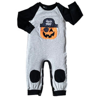 AnnLoren Boy's Jumpsuits & Rompers 6-12 Mo AnnLoren Halloween Pirate Jack O Lantern Long Sleeve Baby Toddler Boys Romper