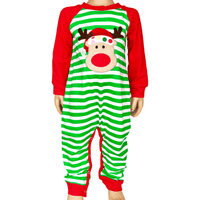 AnnLoren Boy's Jumpsuits & Rompers AnnLoren Baby Toddler Boys Unisex Long Sleeve Rudolf the Reindeer Christmas Romper