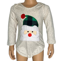 AnnLoren Boys Layette Sets Baby Boys Holiday Santa Claus Christmas Plaid Cotton 2 pc Set Al Limited Outfit