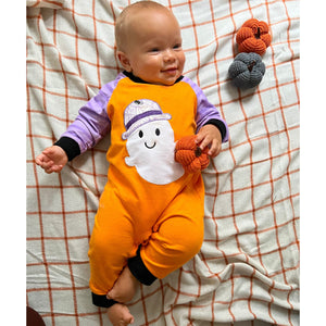 AnnLoren Boys Rompers AL Limited Baby Boys Girls Halloween Ghost Costume Cotton Romper