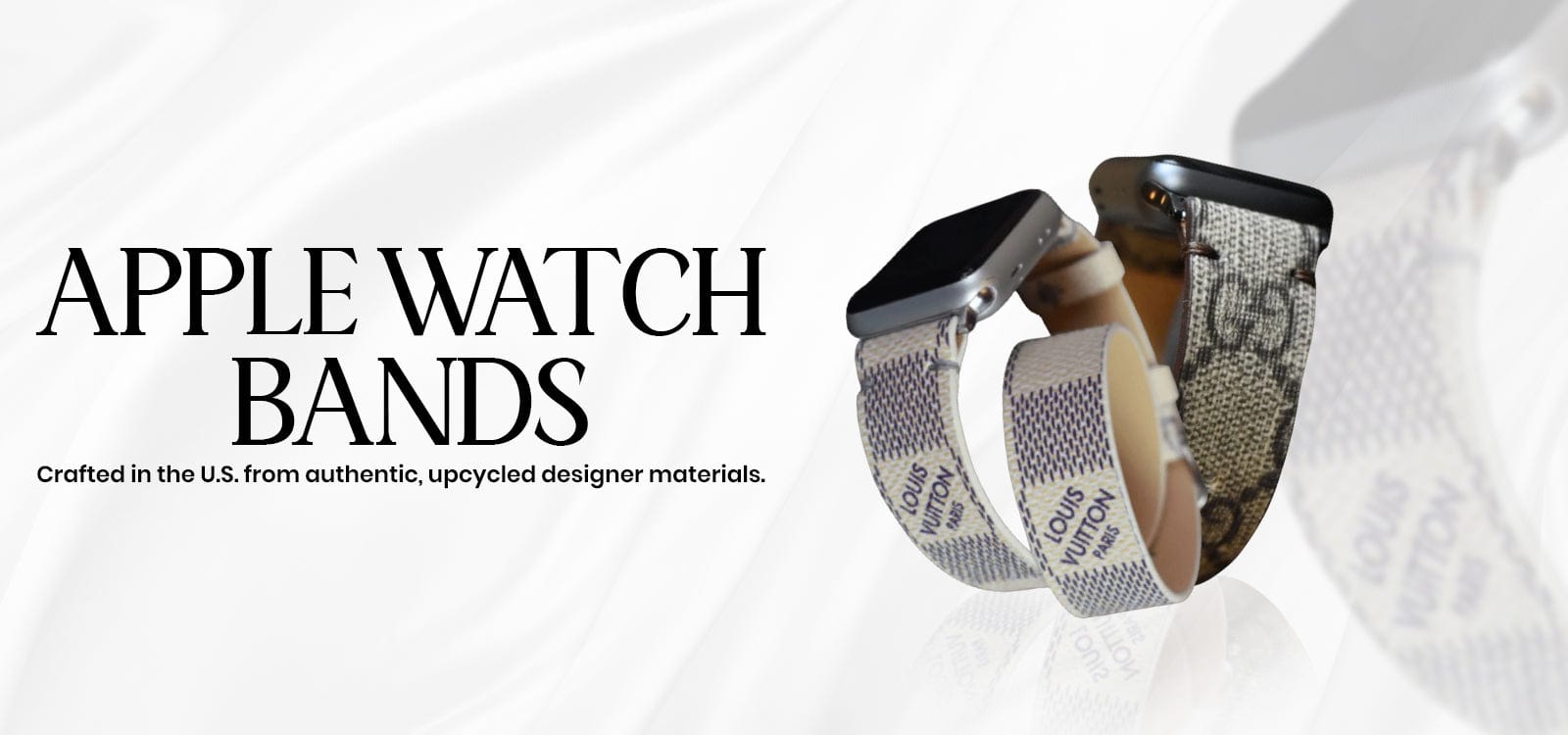 Repurposed designer Apple Watch bands made in the U.S