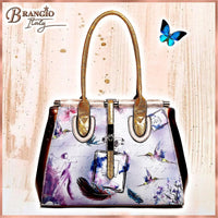 Brangio Italy Collections Handbag Arosa Fragrance Vintage Hollywood Retro Graphic Fashion Handbag