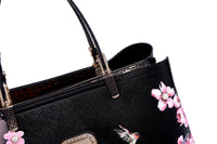 Brangio Italy Collections Handbag BI Hummingbird Top Handle Bag in White, Red, Pewter, Black, Blue, Brown, or Burgundy