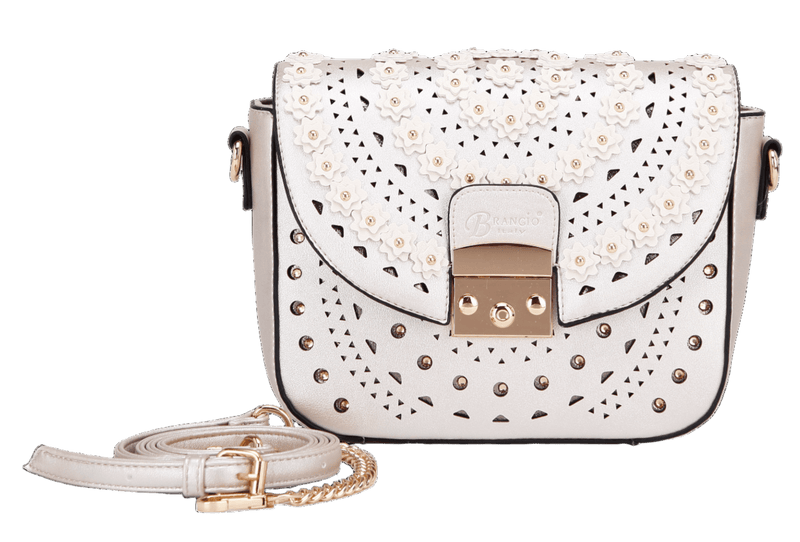 Brangio Italy Collections Handbag BI Rosè Celestial Star Crossbody Crystal Satchel in Pink, Gold, Pewter, White, or Black