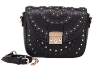 Brangio Italy Collections Handbag BI Rosè Celestial Star Crossbody Crystal Satchel in Pink, Gold, Pewter, White, or Black